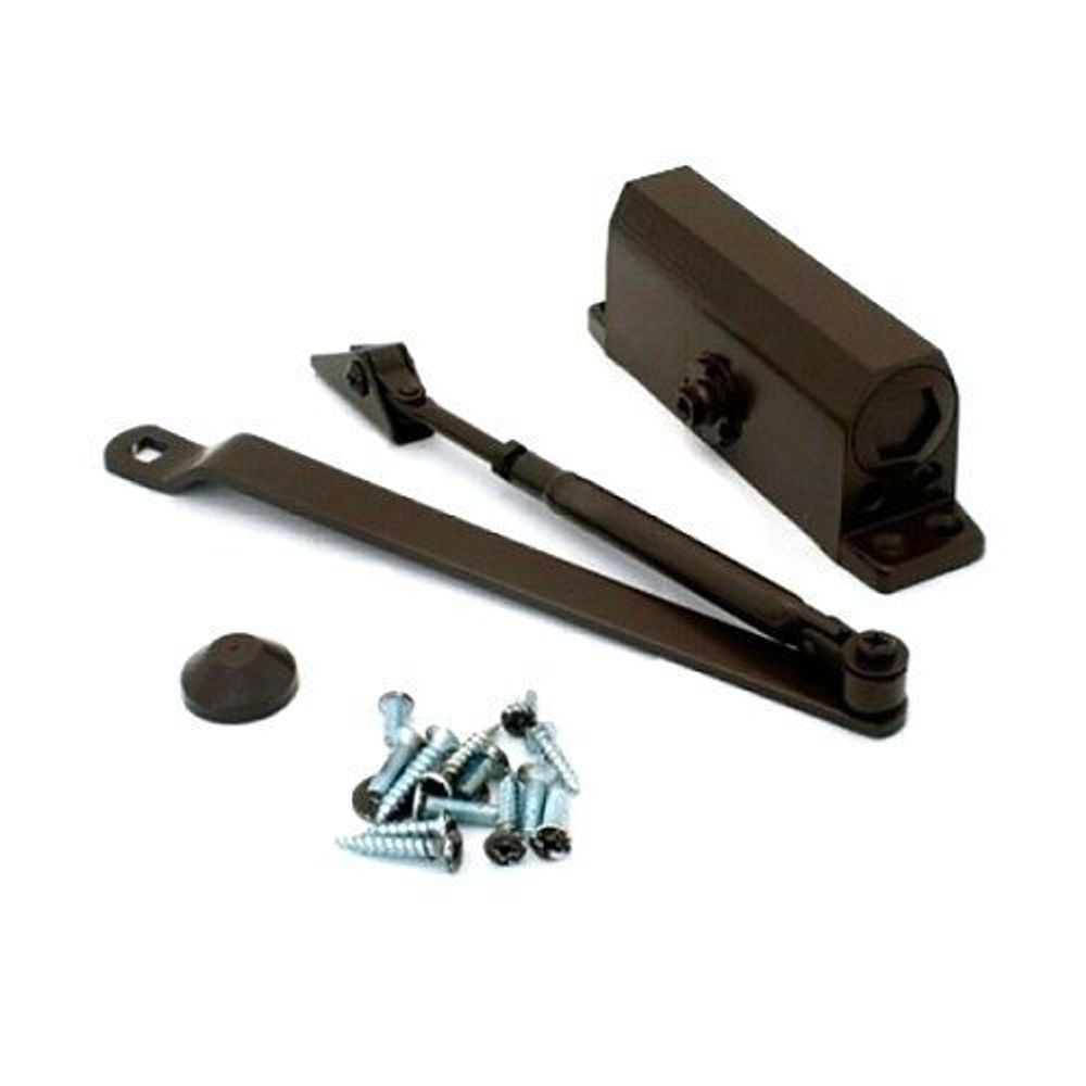 Доводчик дверной NOTEDO DC-080 brown коричневый (60-120 кг)