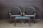 Садовый комплект из искусственного ротанга Мэдисон НЬЮ (Medison NEW) Balcony set с прямоугольным столиком с подушками на сиденье