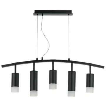 Подвесной светильник 5*GU10 LR7353738721 чёрный Rullo Lightstar