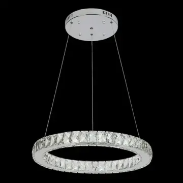 Люстра хрустальная с пультом LED 80W 3000К-4500К EL330P40.1 хром Olimpia Eletto