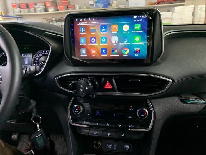 Магнитола для Hyundai Santa Fe 2018-2020 - ZX313R10-7862 Android 10, Быстрая, SIM-слот