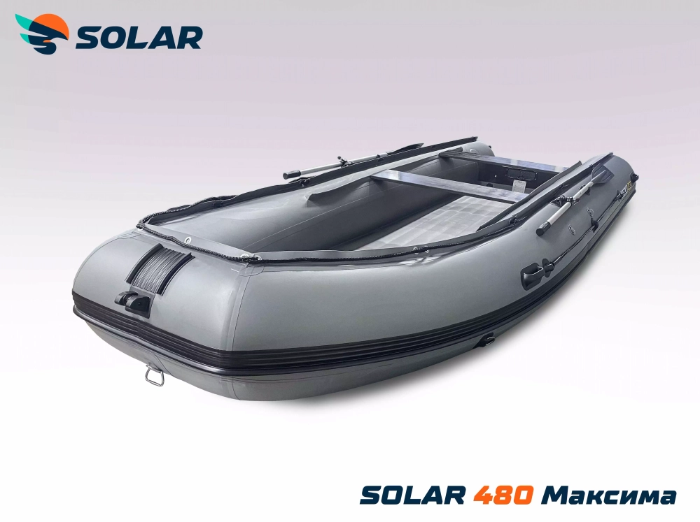 Лодка надувная моторная solar-480 к