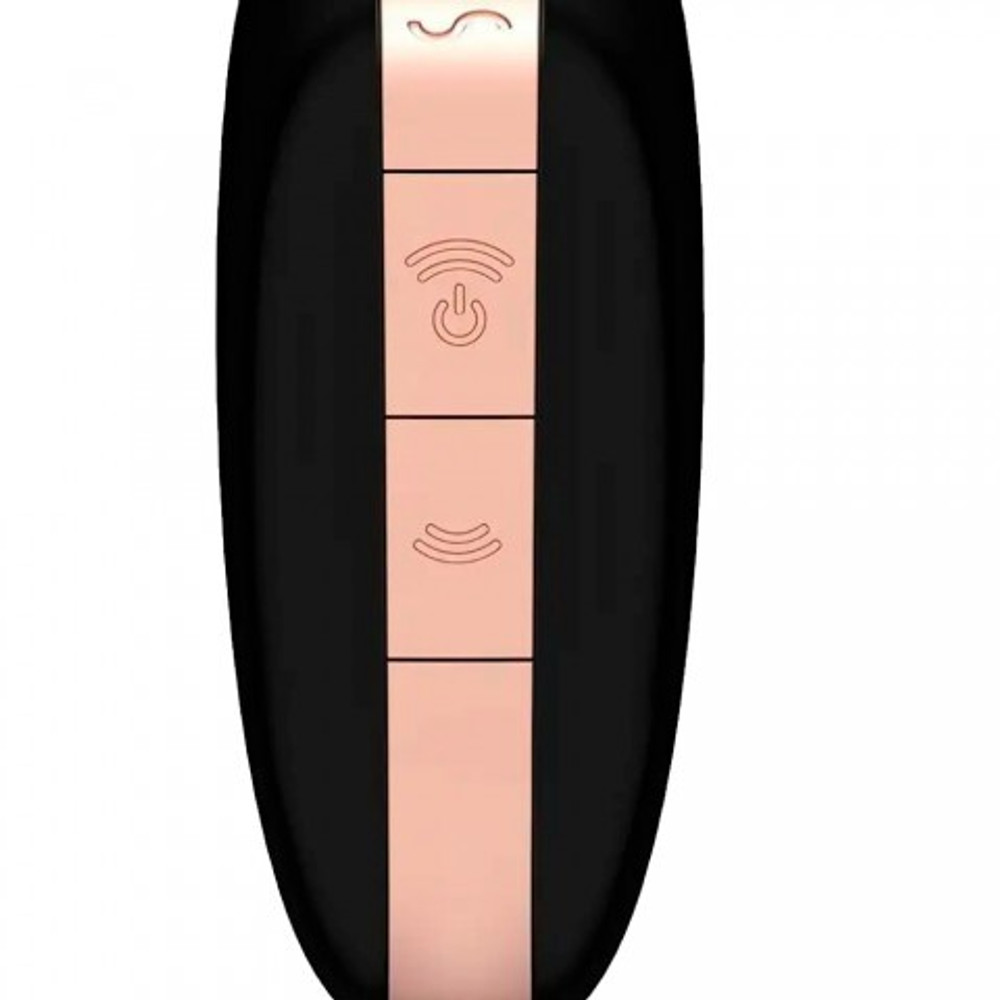 Вакуумный клиторальный стимулятор с вибрацией Satisfyer Love triangle black