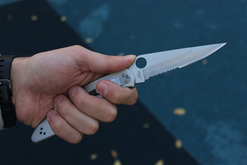 Нож Spyderco Police PS полусеррейтор C07PS