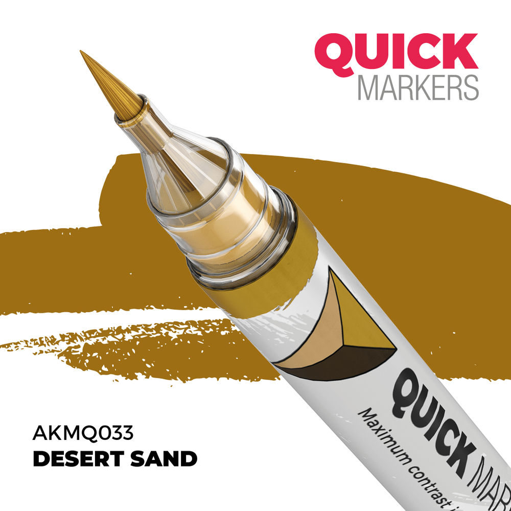 Набор акриловых маркеров AK Interactive Quick Marker Set - Skeletons