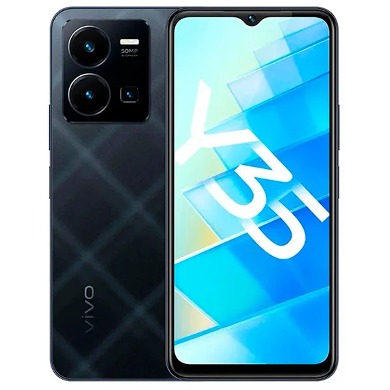 Смартфон Vivo Y35 4/128 ГБ, agate black