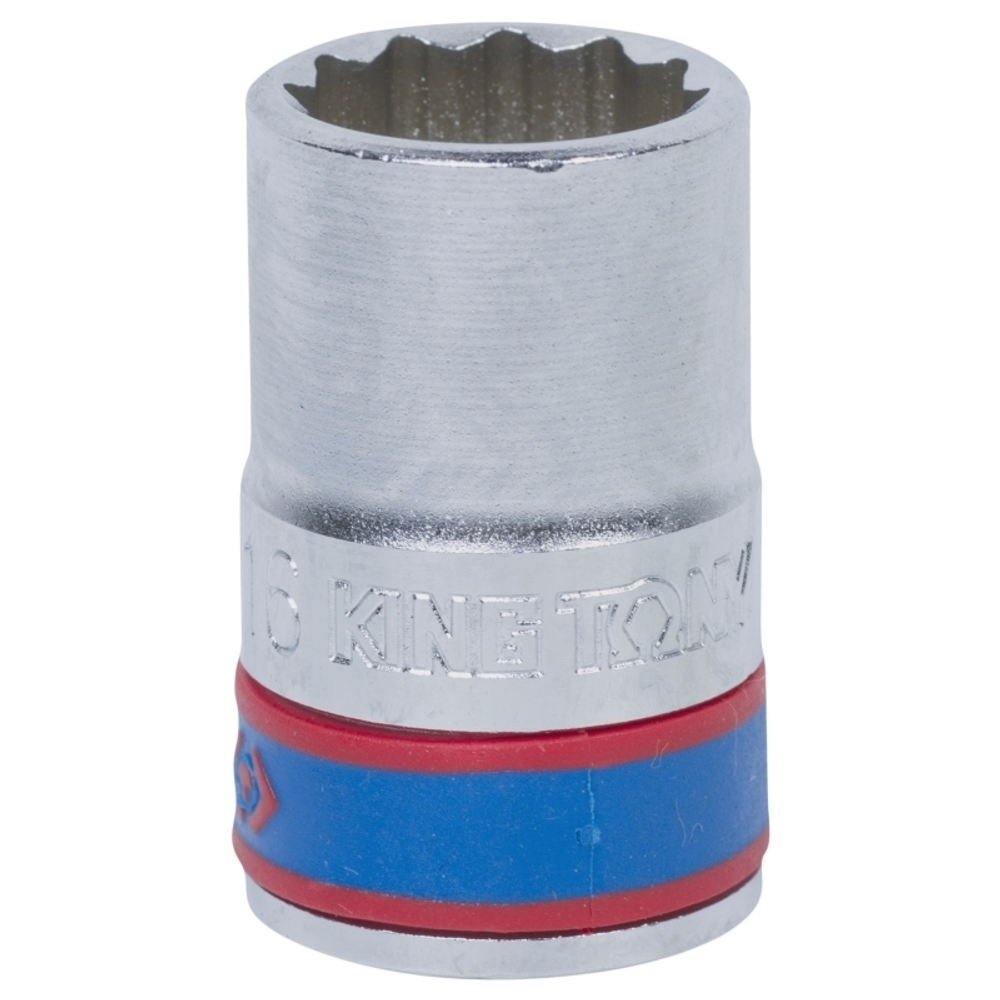 Головка торцевая стандартная двенадцатигранная 1/2", 16 мм KING TONY 433016M