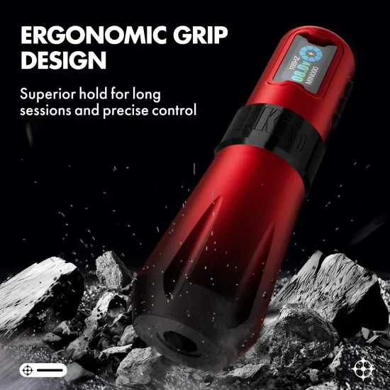 INKIN Rampage "5.0 Blazing Red" by Ez Tattoo - беспроводная тату машинка I'Kin (INKin)