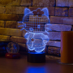 3Д-светильник "Hello Kitty" 3D