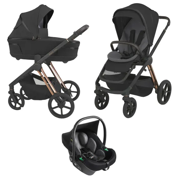 Коляска Espiro Miloo 3 в 1 Diamond Black (110)
