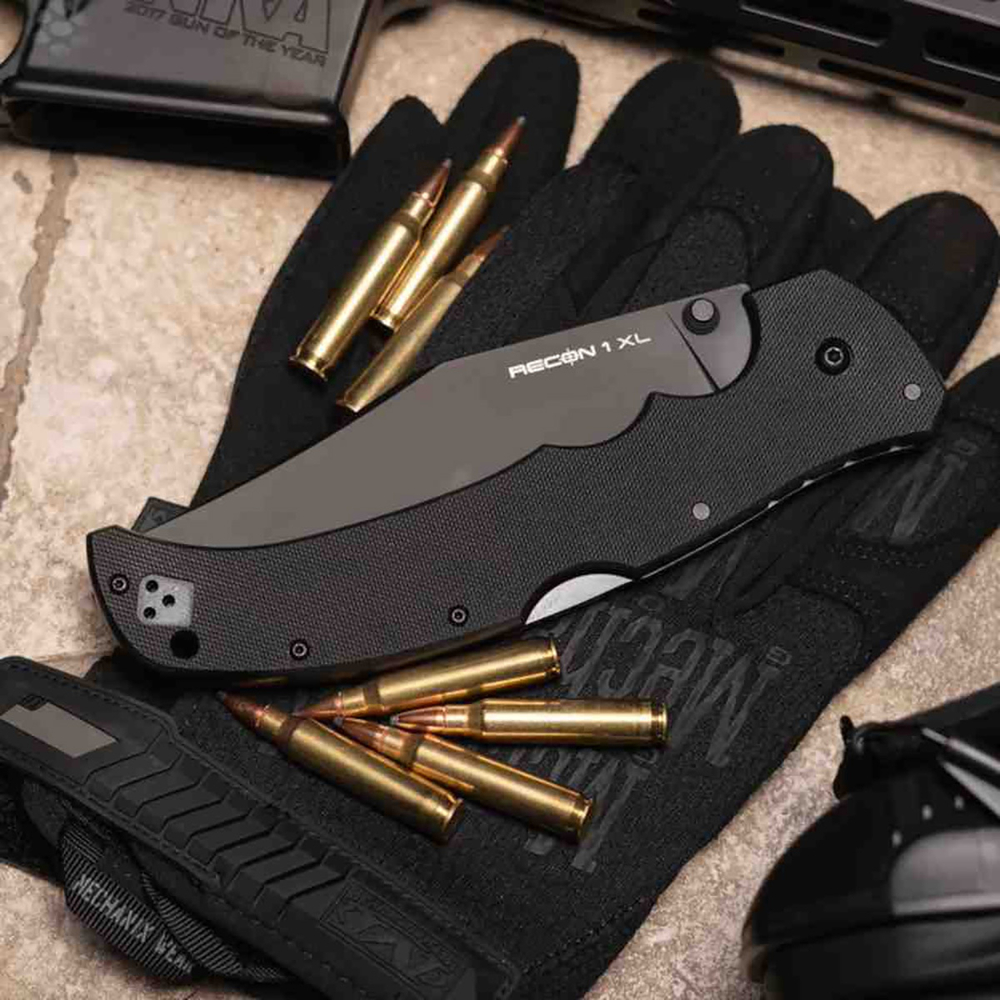 Складной нож Cold Steel 27TXLC Recon 1 XL Clip Point, сталь CPM-XHP