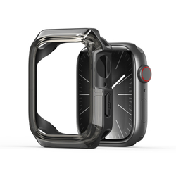 Чехол-бампер тонированный с черными вставками от Dux Ducis для часов Apple Watch 46 мм на модели 10 серии, серия Tamo Series Case
