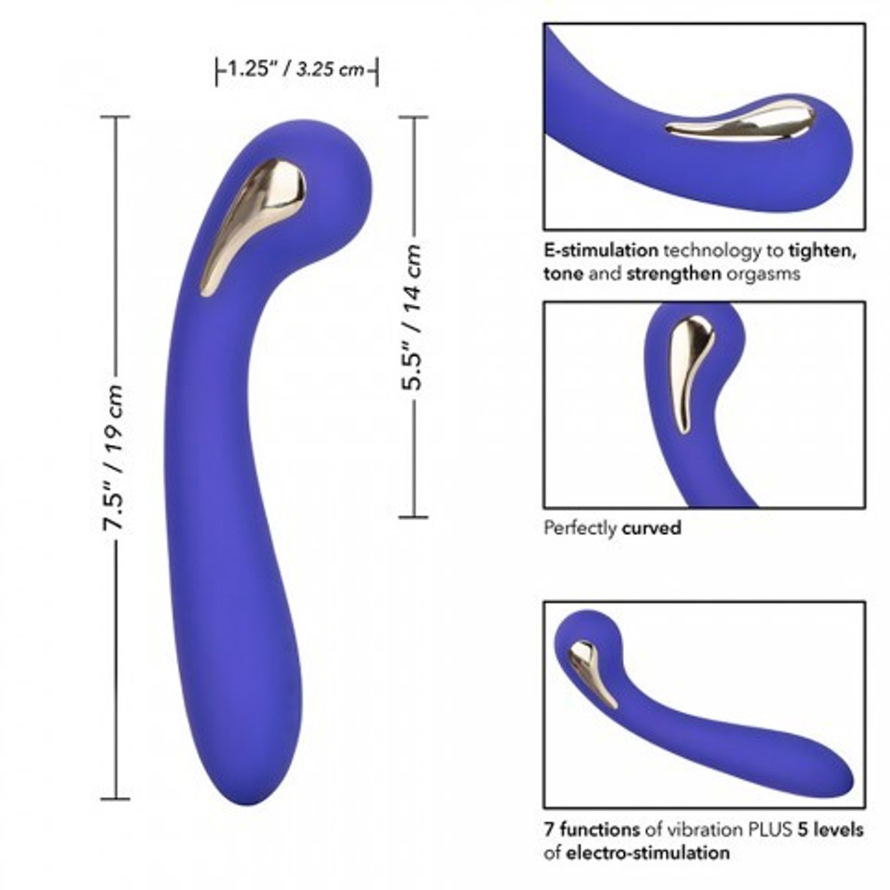 Вибромассажер для точки G с электростимуляцией CalExotics Impulse Intimate Estim Petite G Wand (19 × 3,75 см)