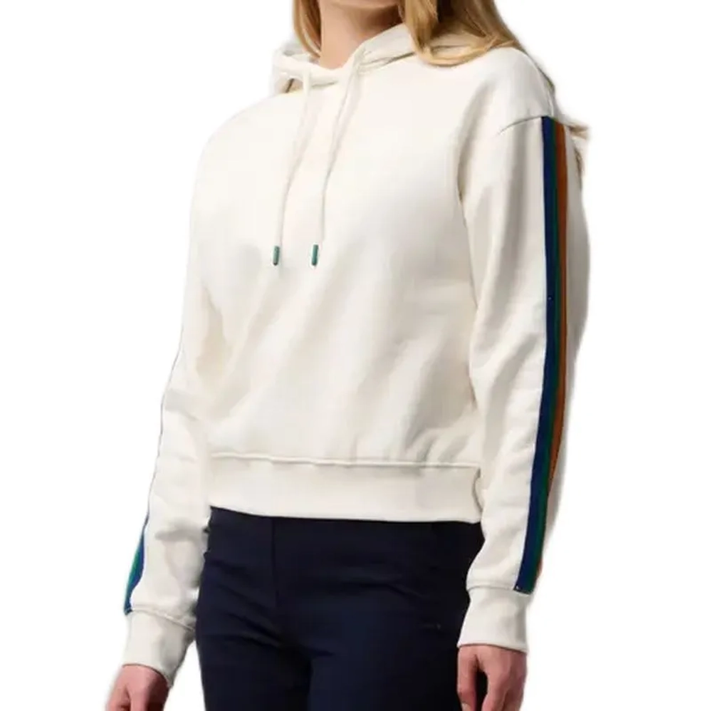 Женская теннисная куртка Roland Garros Color Line - ecru