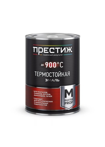 Эмаль термостойкая, до 700С, белая, 0,8 кг