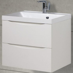 Тумба под раковину BelBagno Marino 60 MARINO-600-2C-SO-BO-P подвесная Bianco Opaco
