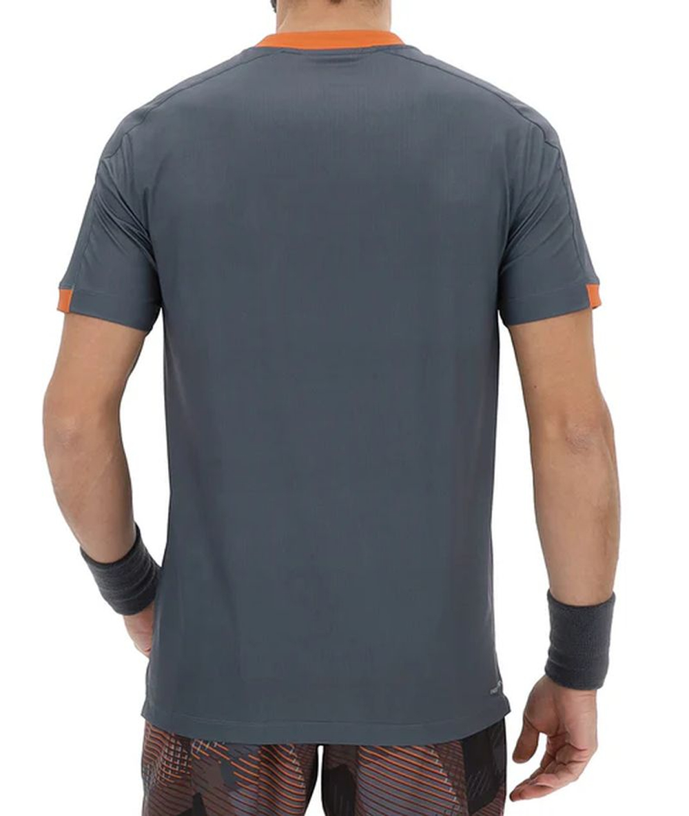 Мужская теннисная футболка Lotto Tech IV D1 — poppy seed gray