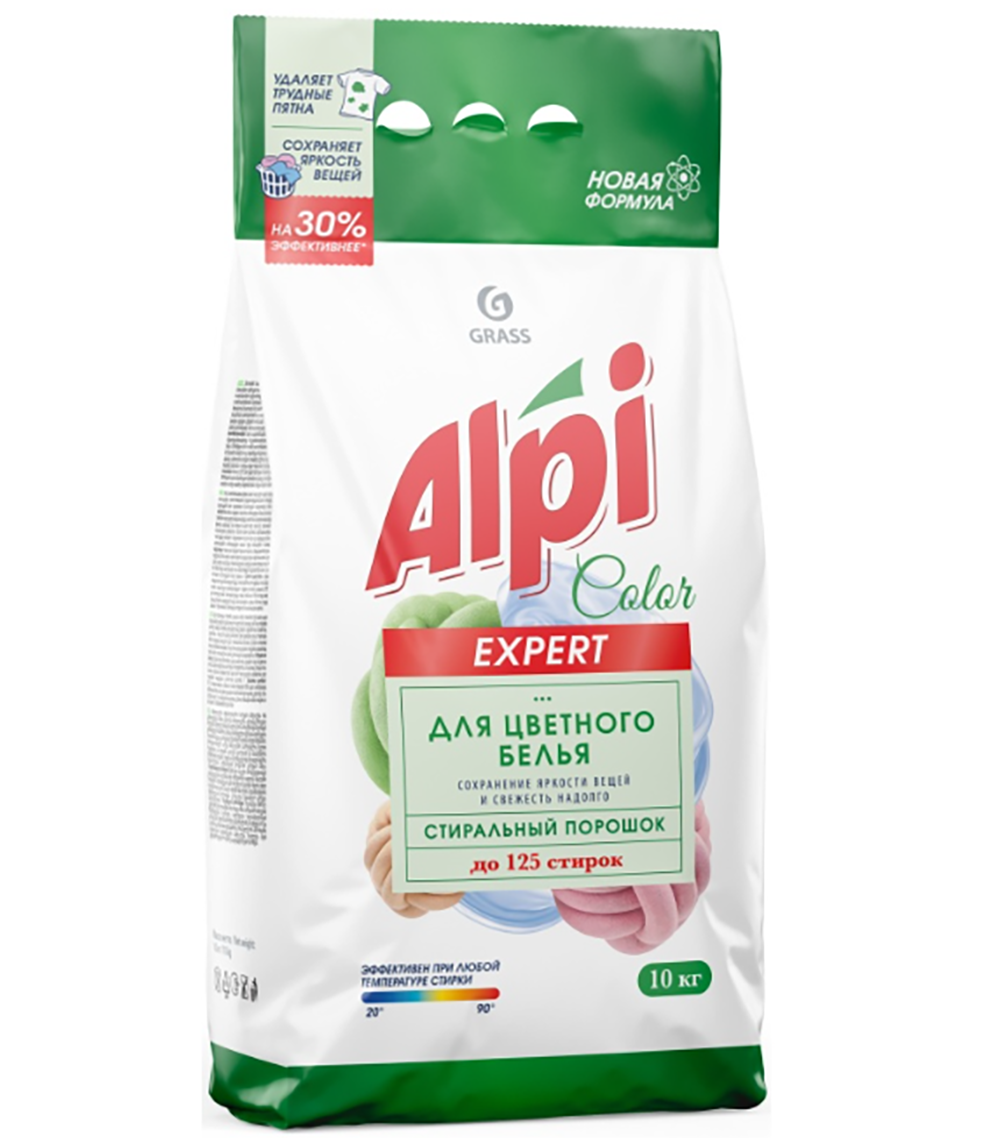 Синтетическое моющее средство порошкообразное Alpi Expert Color 10кг