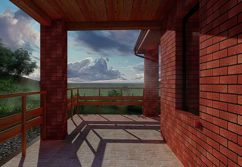 Кирпич Керма Красный RUSSET GRANITE