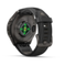 Умные часы Garmin Fenix 9 PRO INREACH, 43 мм, AMOLED, Sapphire Carbon Gray DLC Titanium with Black/Pebble Gray Silicone Band