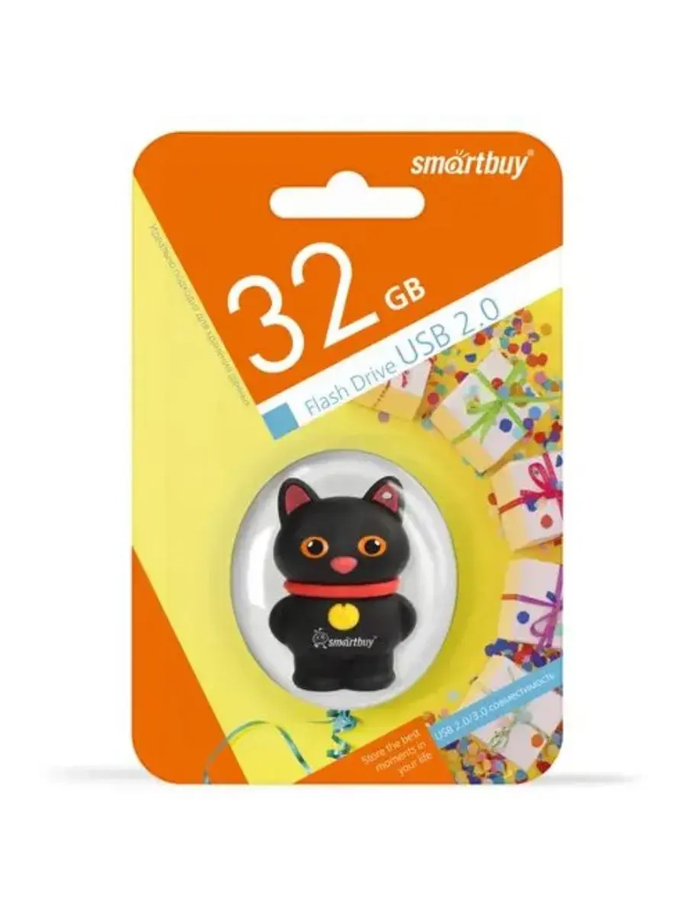 Память USB Flash 32 ГБ Wild Series SB32GBCatK BLACK