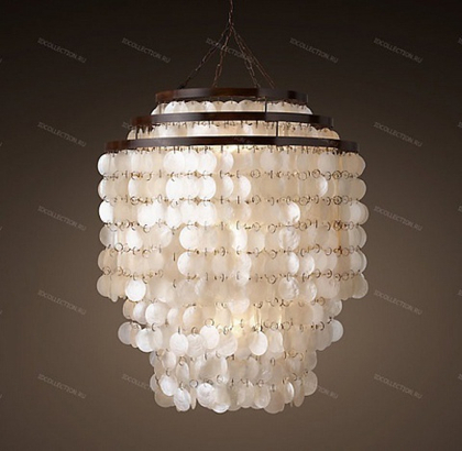Люстра CAPIZ THREE-TIER Restoration Hardware 68270883
