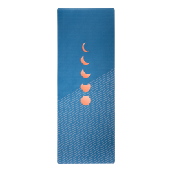 Тревел коврик для йоги Eclipse Blue 185*68*0,1 см из микрофибры и каучука (уценка)