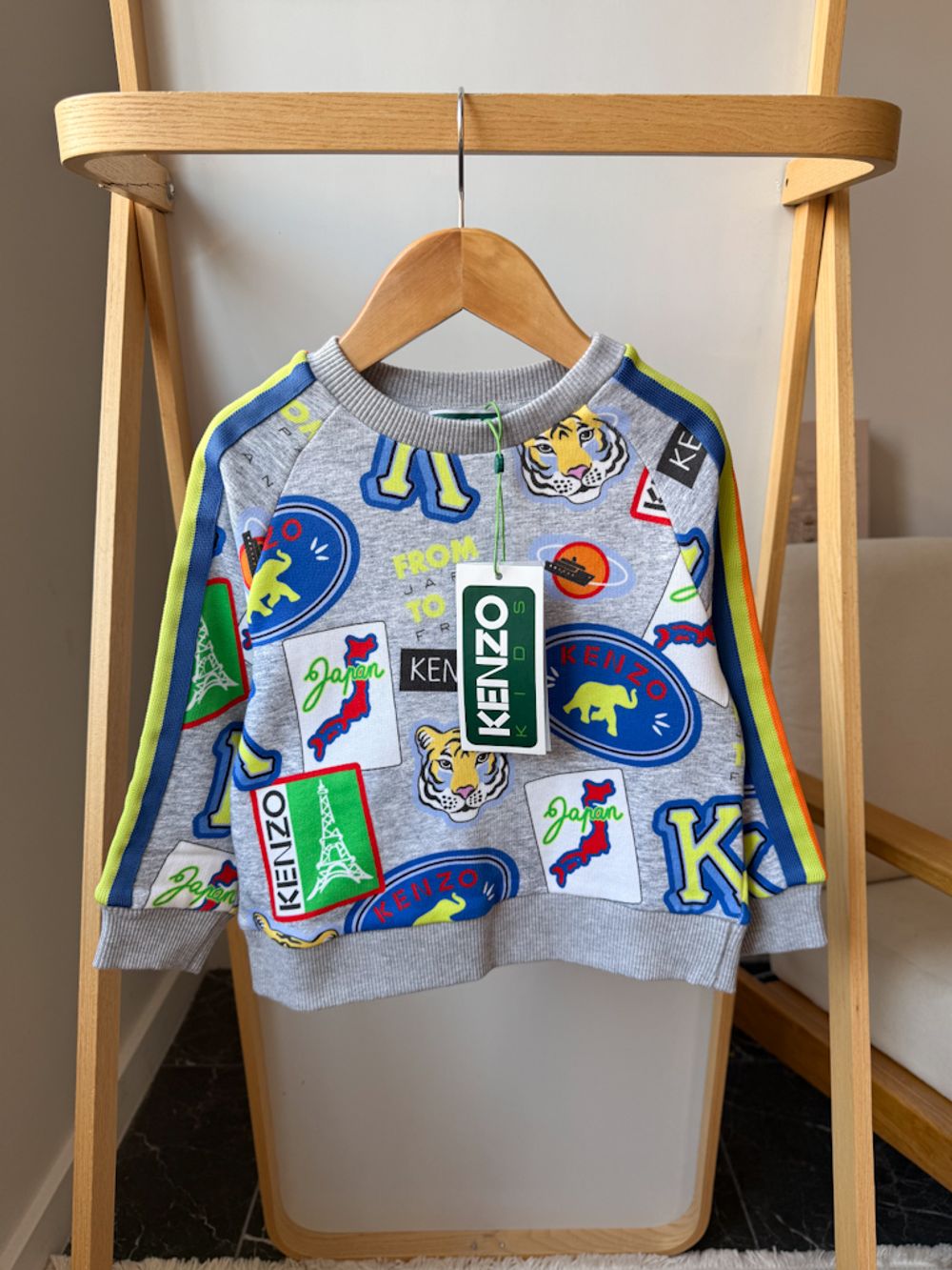 Новый хлопковый свитшот Kenzo, 98