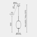 Подвесной светильник MODELUX ML.375.280