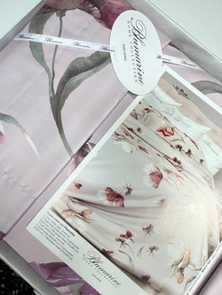 Постельное белье 2 спальное евро макси Blumarine Fleurette Ribes розовое