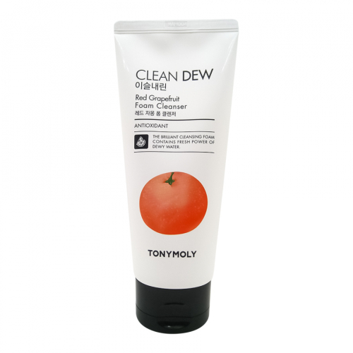 Очищающая пенка для умывания с экстрактом грейпфрукта. CLEAN DEW Red Grapefruit Foam Tony Moly 180мл
