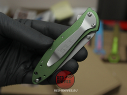 Нож KERSHAW Leek 1660 Green - зеленая рукоять