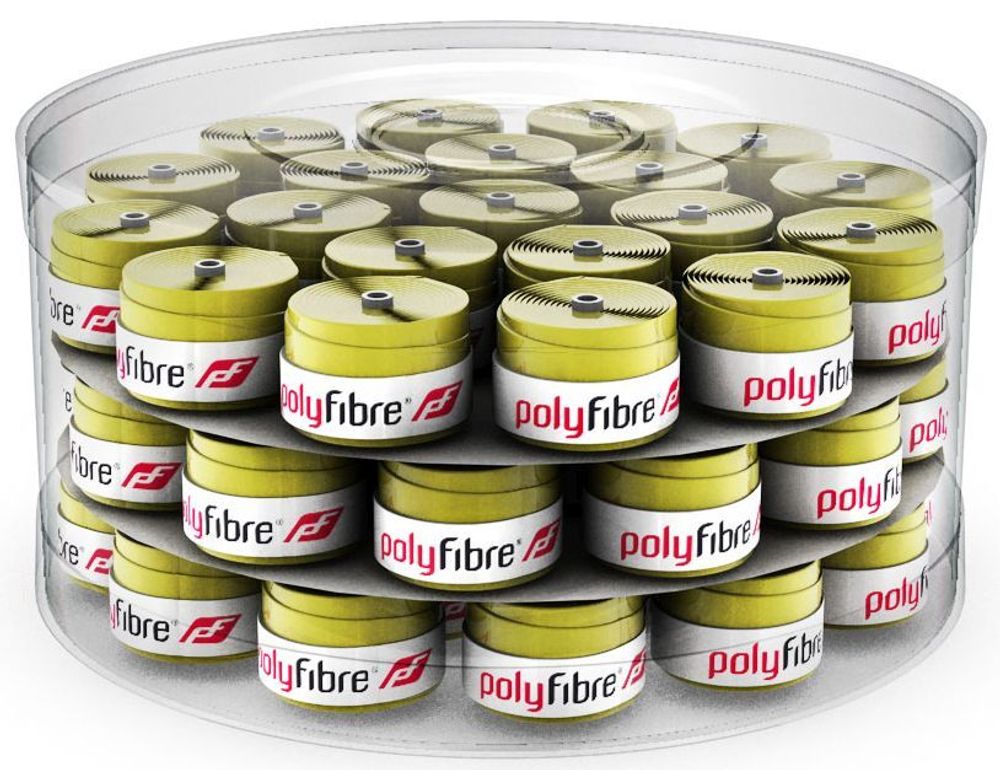Теннисные намотки Polyfibre Feel It Overgrip 60P - желтый