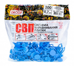 ЗАЖИМ КВАДРАТ СВП 100ШТ 0,7ММ 449-3100