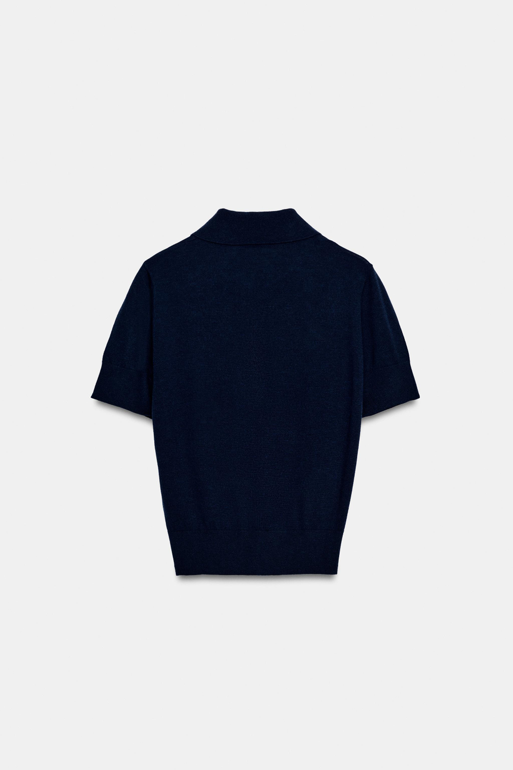 ТРИКОТАЖНОЕ ПОЛО В РОМБ — ZARA