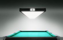 Лампа STARTBILLIARDS Club select 5 секций (Ral 9005 муар (black),Без рассеивателя (комплект),Логототип заказчика)