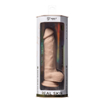 Телесный реалистичный фаллоимитатор 23см с мошонкой на присоске SilexD Realistic Real Skin Liquid Silicone Dildo 9" Model 1 Flesh