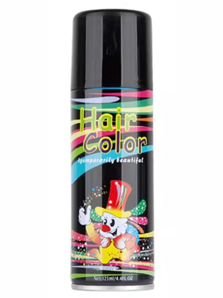 Leilu Hair Color Brown - Цветной лак для волос Коричневы 125 мл (чёрный баллончик)