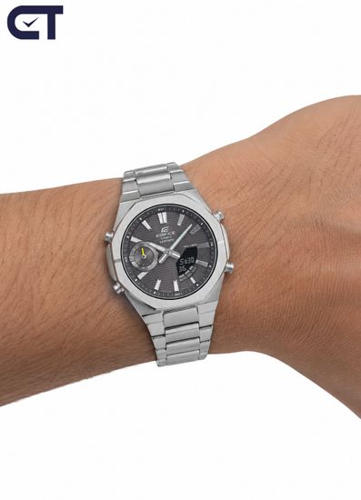 CASIO ECB-S10D-8ADF EDIFICE мужские наручные часы — тонкая модель с Bluetooth и сапфировым стеклом