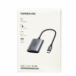 Картридер Ugreen CM401/USB-C серый
