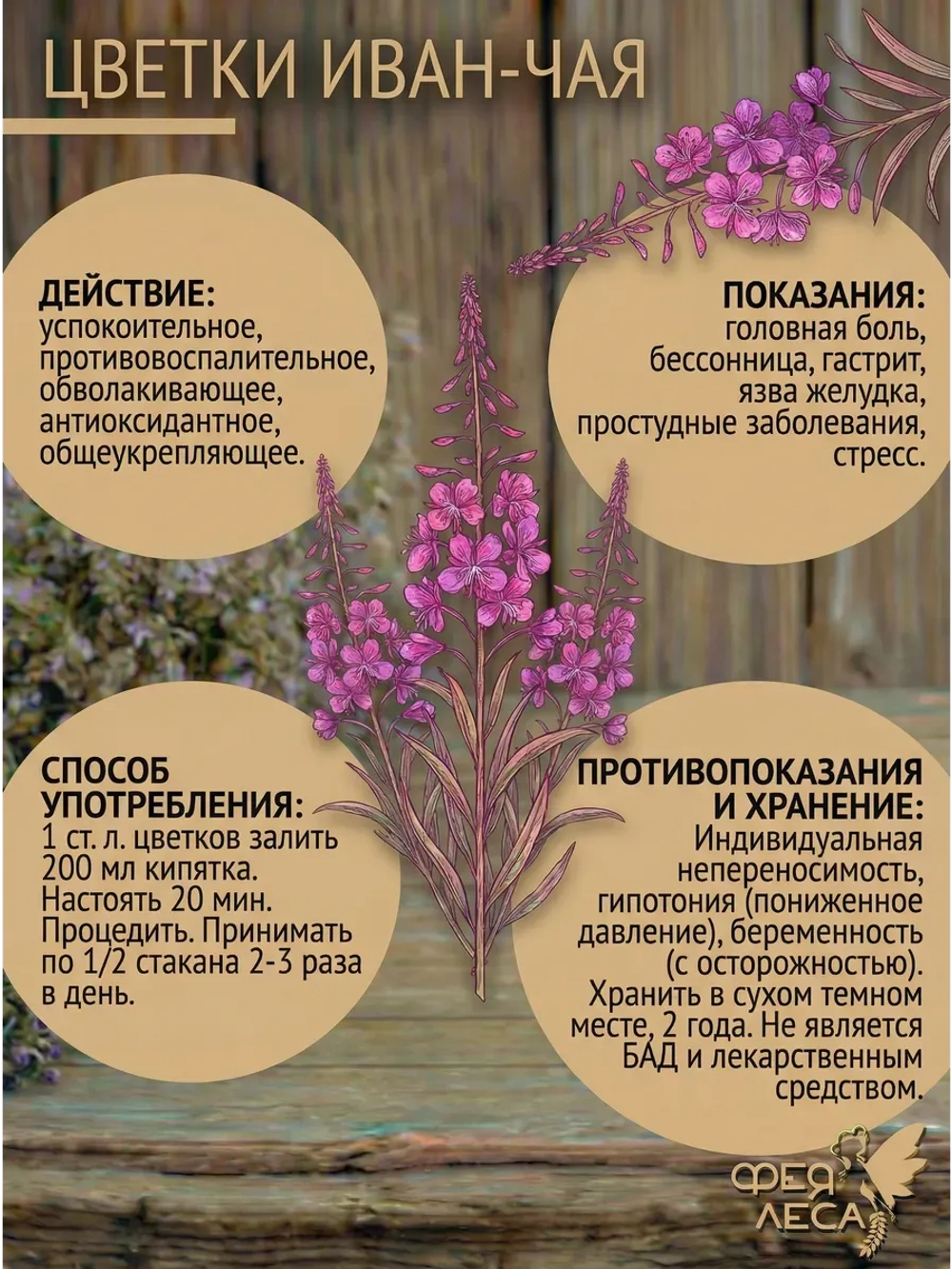 Иван-чай (Кипрей) ферментированный листовой