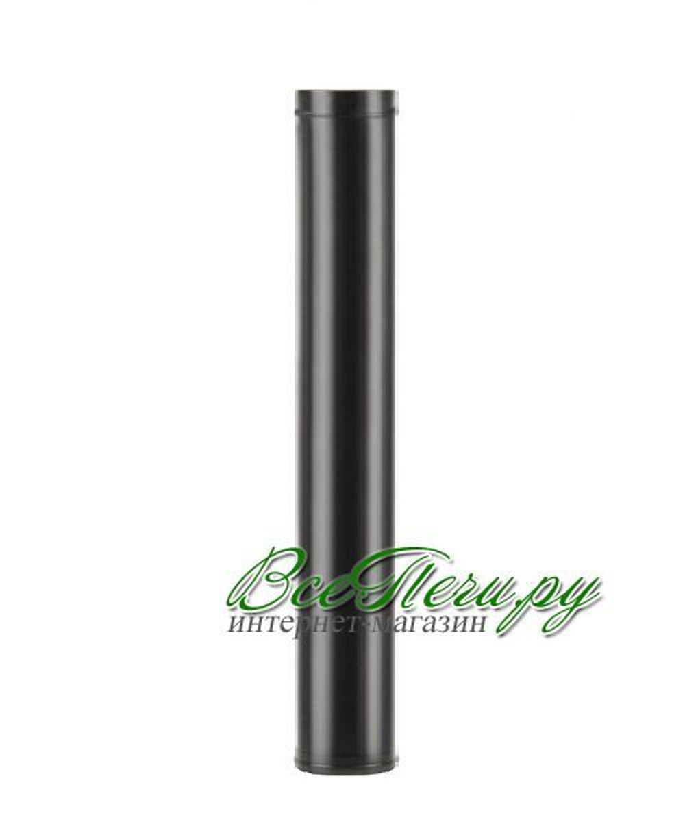 Труба-сендвич Везувий BLACK д.150х250 L-1м