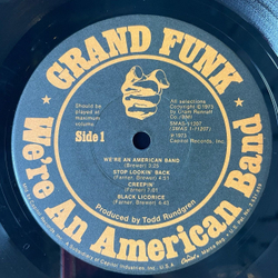 Винтажная виниловая пластинка LP Grand Funk We are An American Band (USA 1973) The Railroad