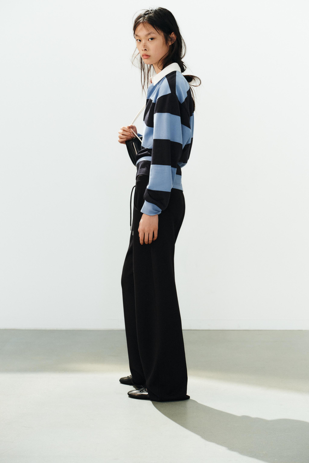 БРЮКИ FLARED ИЗ ИНТЕРЛОКА — ZARA