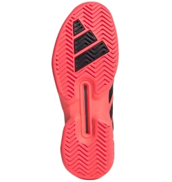 Мужские кроссовки теннисные Adidas Adizero Ubersonic 5 M - solar turbo/core black/solar turbo