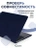 Чехол пластиковый Gurdini для Macbook Air 15" 2023 (A2941) Matte Series Navy blue