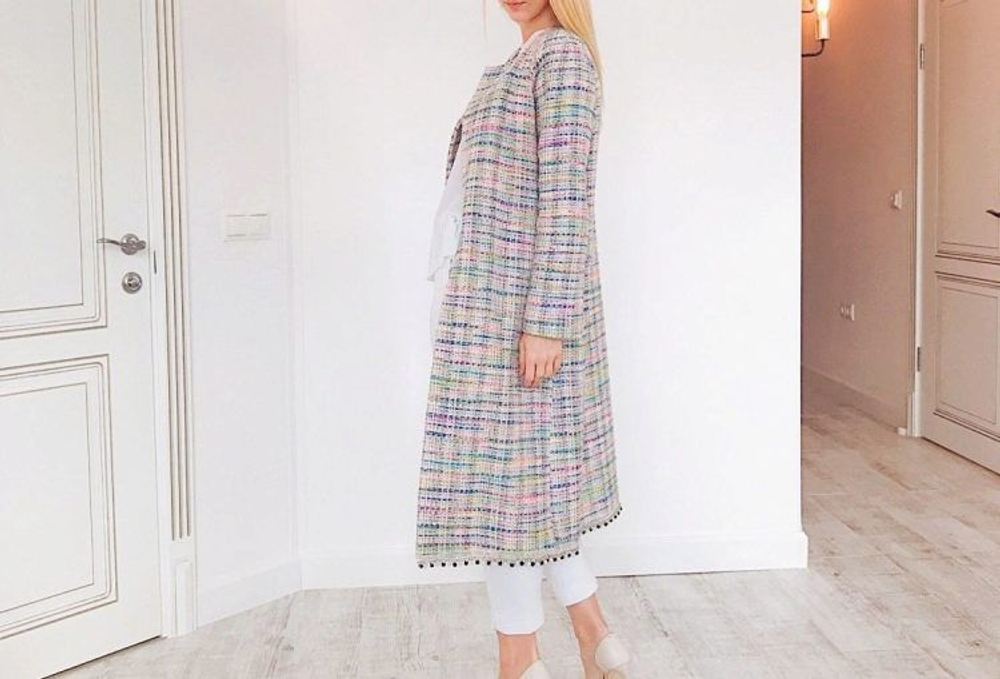 Ткань костюмная тип Chanel от Dior (Италия) ш-130 см 1м
