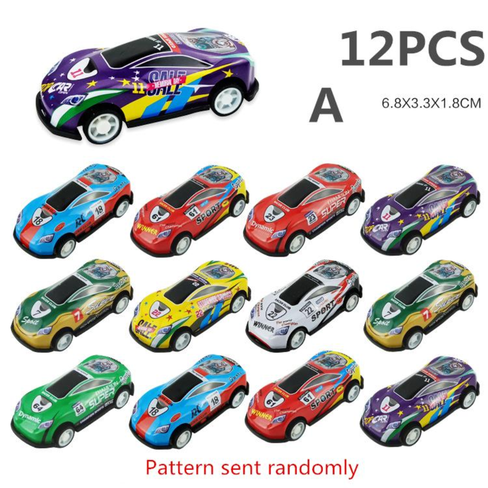 Набор литых машин Die-Cast 12 шт