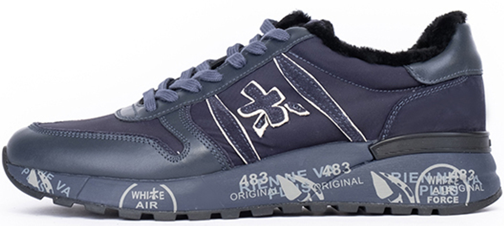 Premiata Lander 5525 Синие с мехом