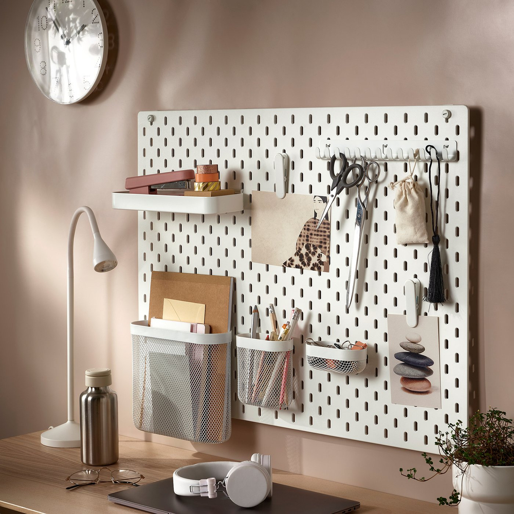 IKEA SKÅDIS  (ИКЕА СКОДИС)  -  Полка - белый
